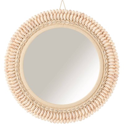 Miroir rond en coquille, Doyle JOLIPA