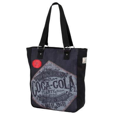 Sac cabas fourre tout Coca Cola logo vintage - Licence Officielle VIQUEL