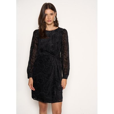 Robe courte en velours dévoré SUD EXPRESS