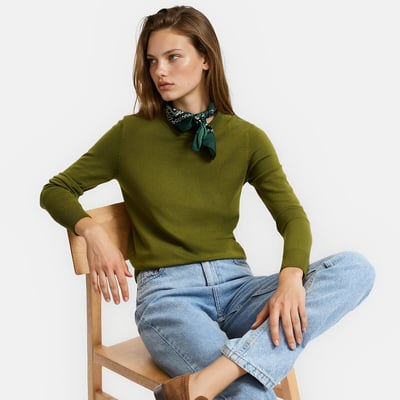 Crew Neck Jumper/Sweater LA REDOUTE COLLECTIONS