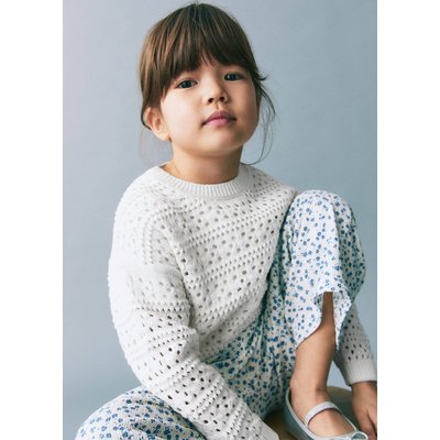 Pull-over ajouré en coton recyclé MANGO BABY