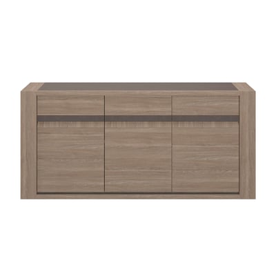 Buffet 3 portes 190cm reed avec 2 tablettes GAMI