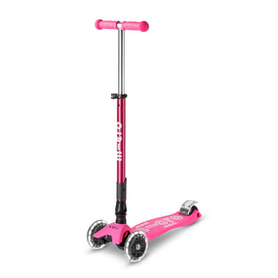 Maxi Micro Deluxe pliable LED - Baie rouge MICRO MOBILITY