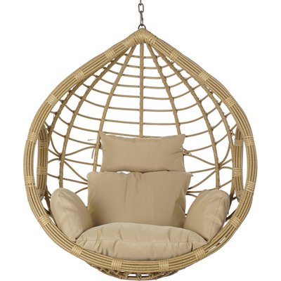 Fauteuil de jardin suspendu en rotin synthétique RECOLLECTION