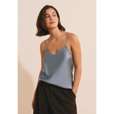 Caraco satiné avec détails en broderie EDORI BROD ETAM