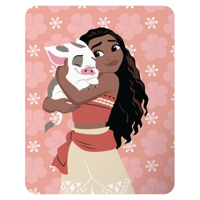 Plaid polaire imprimé, VAIANA PUA DISNEY PRINCESS