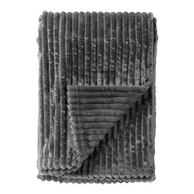 Plaid Marthy - Marron, 140x180 cm DUTCH DECOR
