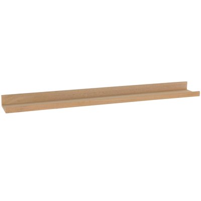 Étagère murale étroite minimaliste bois 77x10x4cm WADIGA