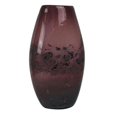 Vase En Verre Coloris Violet & Rose - CHARME INTERIOR'S