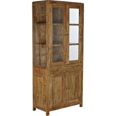 Vitrine en acacia, épurée RECOLLECTION