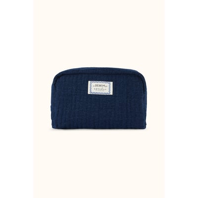 Grande trousse de toilette, en denim, GAYANE APACHES COLLECTIONS