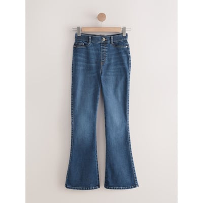 Jean évasé à enfiler taille haute coupe flexi NEXT