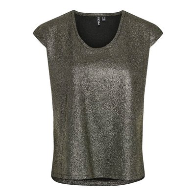 Sparkly Short Sleeve T-Shirt PIECES