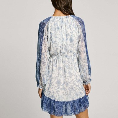 Robe Courte À Imprimé Floral PEPE JEANS