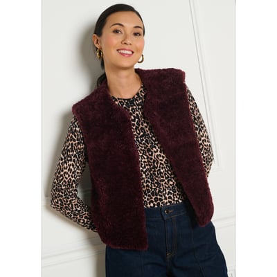 Veste sans manches teddy LOLALIZA