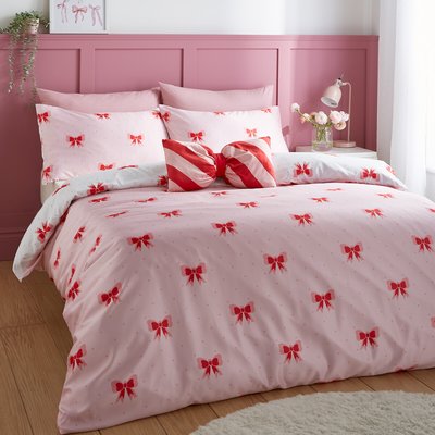 Dotty Bows Duvet Cover and Pillowcase Set SASSY B