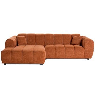 Canapé d'Angle gauche 4 places - CURTIS BEST MOBILIER