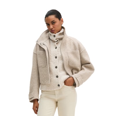 Veste d'extérieur courte en laine bouillie mélangée MARC O'POLO
