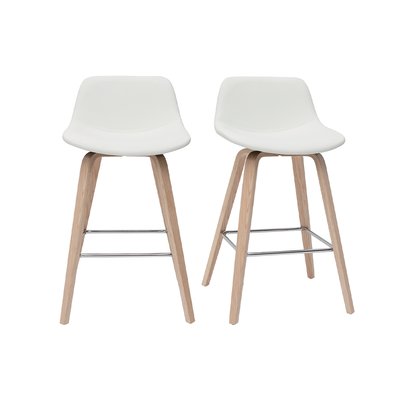 Tabourets de bar scandinaves H65 cm (lot de 2) NONIE MILIBOO