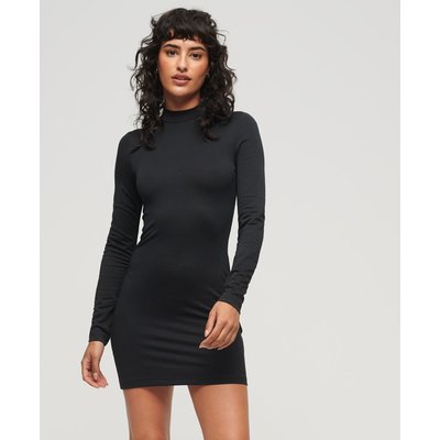 Robe courte en jersey à col cheminée SUPERDRY