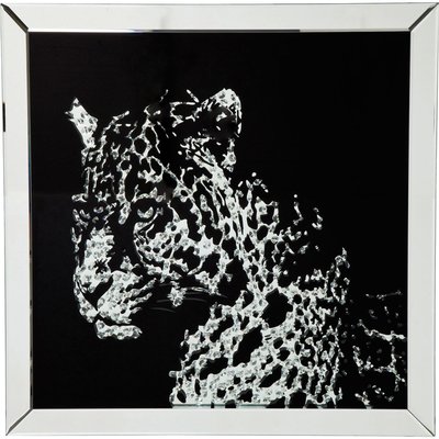 Tableau Frame miroir léopard 80x80cm KARE DESIGN