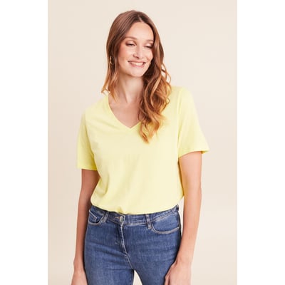 T-shirt col v manches courtes BREAL