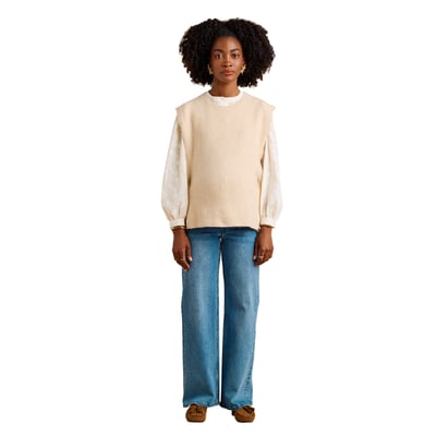 Pull de grossesse sans manches ENVIE DE FRAISE