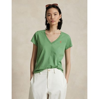 T-shirt com decote em V, mangas curtas POLO RALPH LAUREN