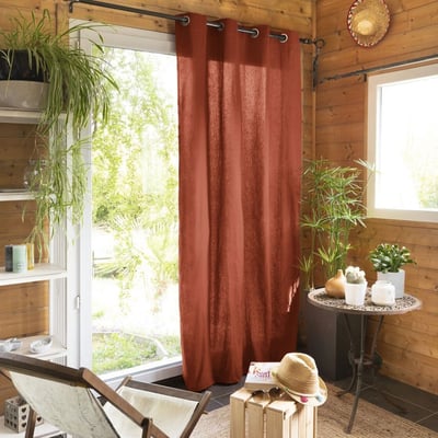 Rideau en 100% Coton Dahlia EDEN