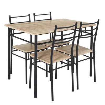 Ensemble table à manger et 4 chaises Kalo THE HOME DECO FACTORY