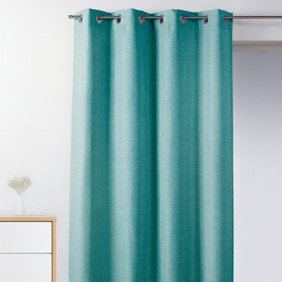 Rideau uni occultant et isolant thermique avec doublure polaire HOME MAISON