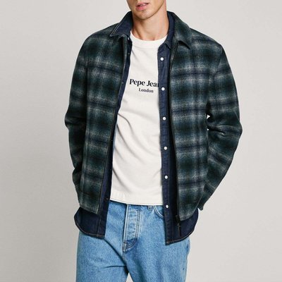 Veste À Carreaux En Laine PEPE JEANS
