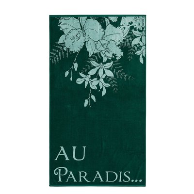 Serviette de plage velours 100x180 cm PARADIS SENSEI MAISON
