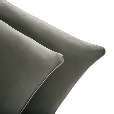 Bérénice Cotton Satin 300 Thread Count Pillowcase EMMA X LA REDOUTE INTERIEURS 