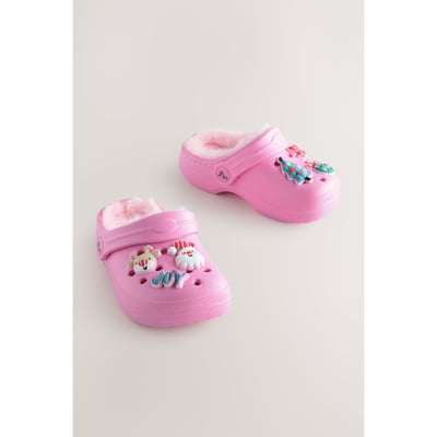 Chaussons sabots doublés de imitation fourrure NEXT