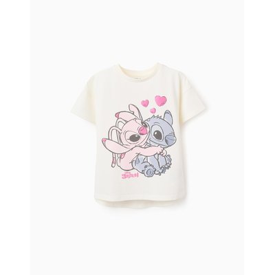 T-shirt de Coton Imprimé 'Lilo et Stitch' ZIPPY