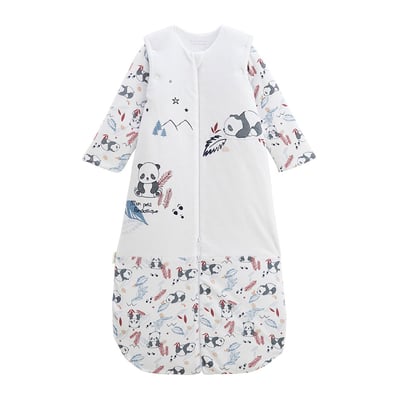 Turbulette Bébé TOG 2 Avec Manches Amovibles Et Pieds Retroussables - Velours Doux, Modèle Charly Lion | Pour Nuit Et Balade