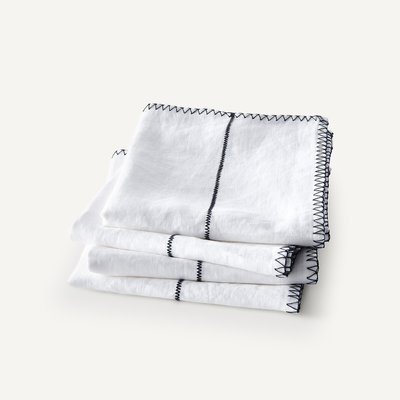 Lot de 4 serviettes en lin, Tojos AM.PM