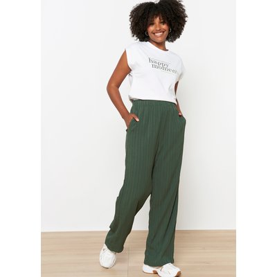 Pantalon large texturé LOLALIZA