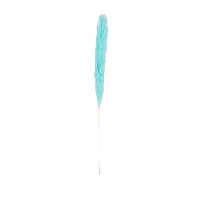 Plumeau artificiel bleu 77cm lot de 4 LIGNE DECO