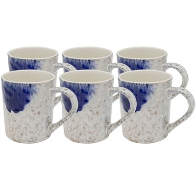 Lot de 6 mugs, BISCOTTI KARE DESIGN
