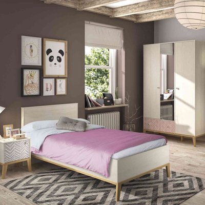 Lit style scandinave TERRE DE NUIT