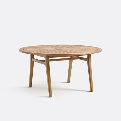 Tavolo rotondo da giardino in teak massiccio, Anami LA REDOUTE INTERIEURS