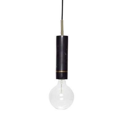 Suspension Minimaliste Ampoule Marbre HUBSCH