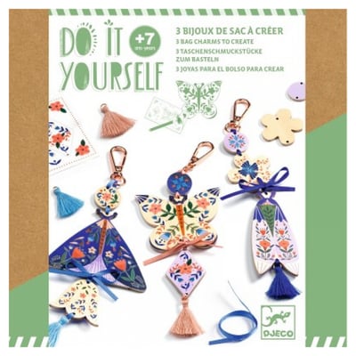 Butterflies 3 bijoux de sac a creer DJECO