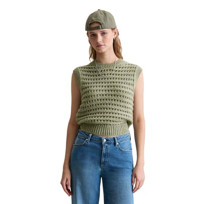 Pull-over régulier en doux mélange de laine vierge MARC O’POLO DENIM