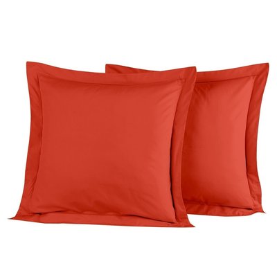 Lot de 2 taies d'oreiller en percale de coton SOFT PERCALE SENSEI MAISON