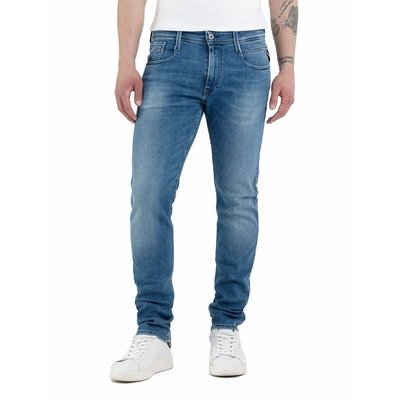 Jean slim bleu clair homme clearance