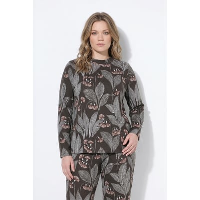 Sweat-shirt en coton bio, motif Jacquard ULLA POPKEN