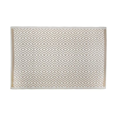 Tapis d'extérieur en polypropylène 120 x 180 cm Diamant - Kaki AUBRY GASPARD